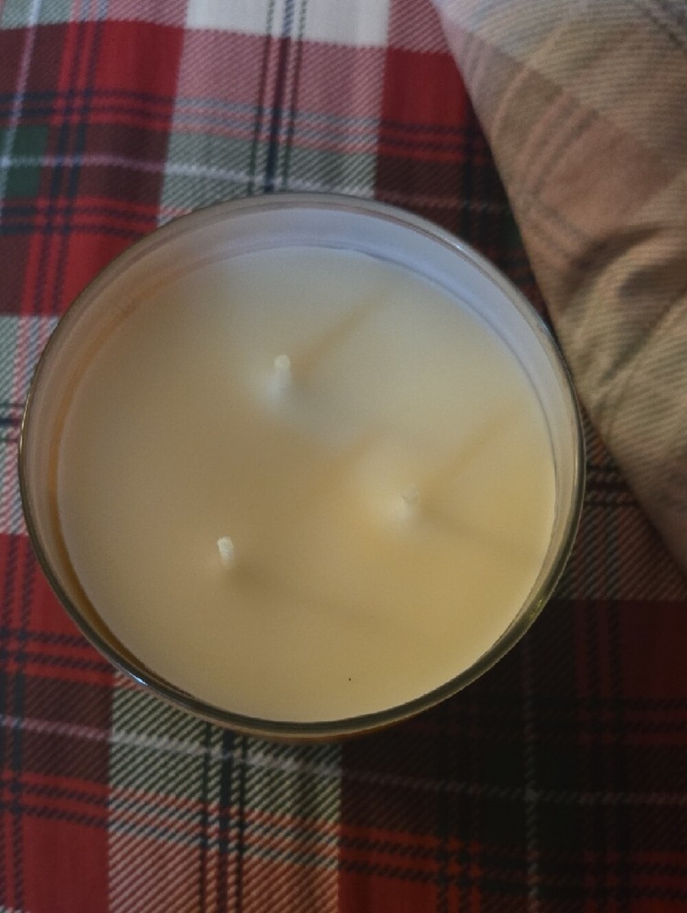 Bath & Body Works Cinnamon Sugar Coffee Cake Candle - Orange Jar with Gold Lid - Picture 2 of 3